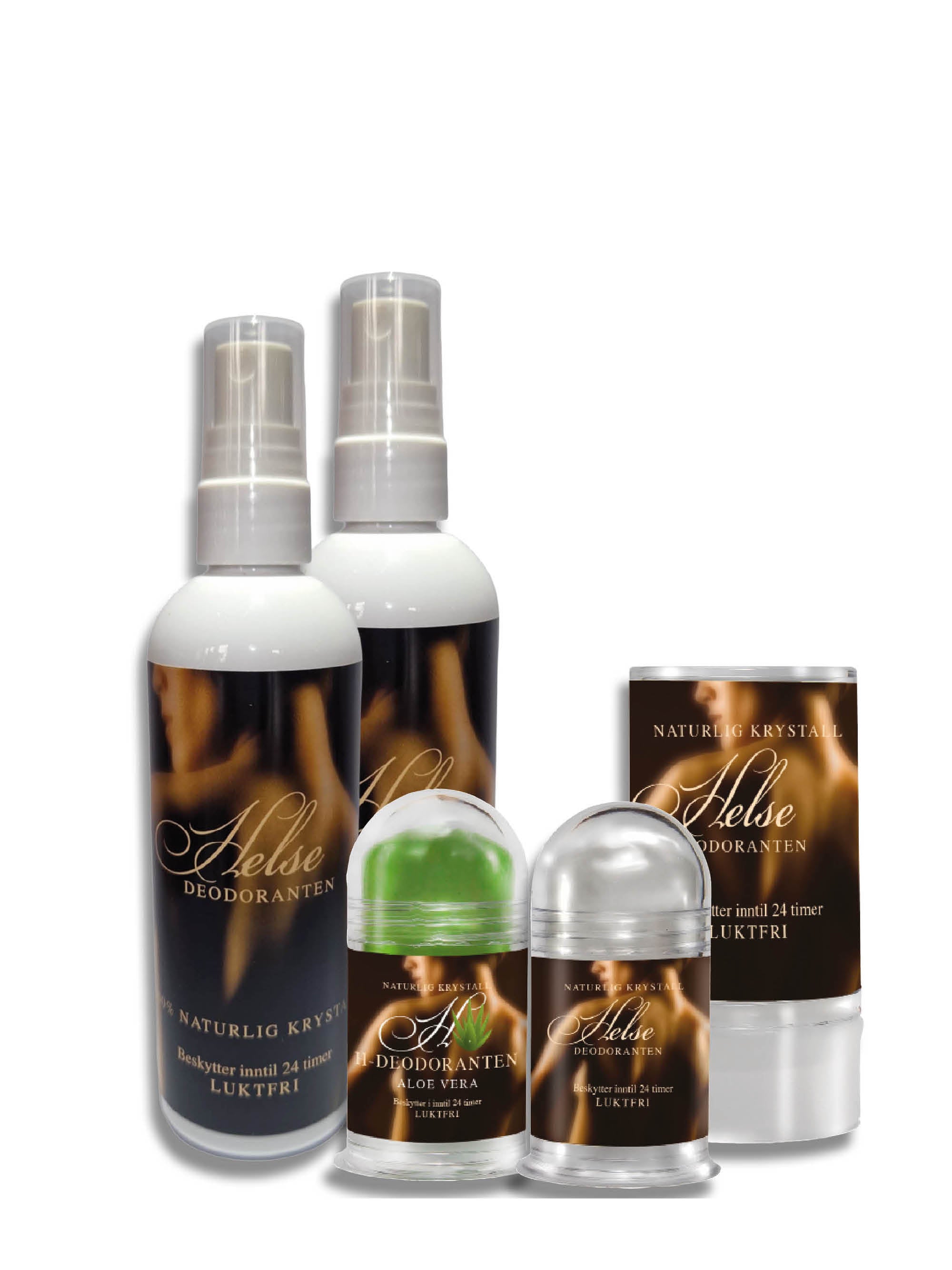 Helsedeodorantens lille familiepakke